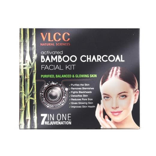 VLCC Activated Bamboo Charcoal Facial Kit - Detoxify and Renew