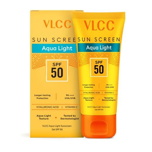 VLCC Aqua Light Sunscreen SPF 50 | PA++++ UVA/UVB Protection