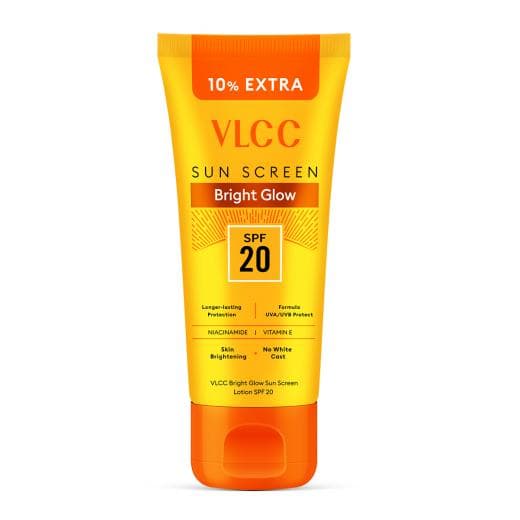 VLCC Fair+ Glow Sunscreen Lotion SPF20 PA++ - Enhance Your Skin's Fairness and Sun Protection