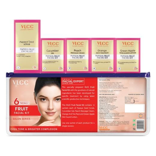 VLCC Salon Series Fruit Facial Kit - Nourishing and Refreshing Skincare Experience