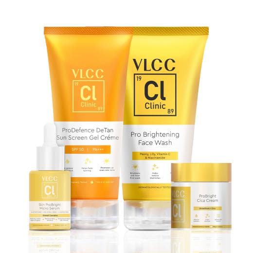 VLCC Clinic Skin Brightening Regime. Brightens from 1st wash