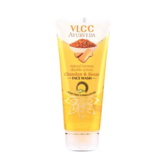 Attain Natural Fairness with VLCC Ayurveda Chandan & Kesar Face Wash