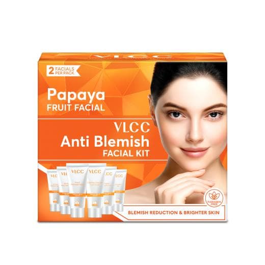 VLCC Papaya Fruit Single Facial Kit | Nourishing and Rejuvenating Skincare Experience