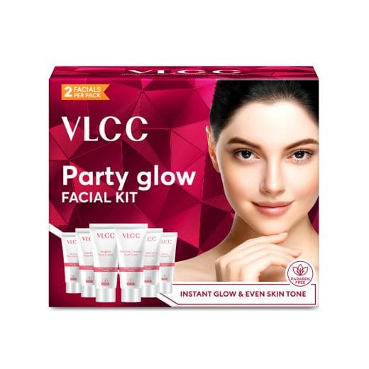 VLCC Party Glow Facial Kit | Instant Radiance and Glow for Special Occasions