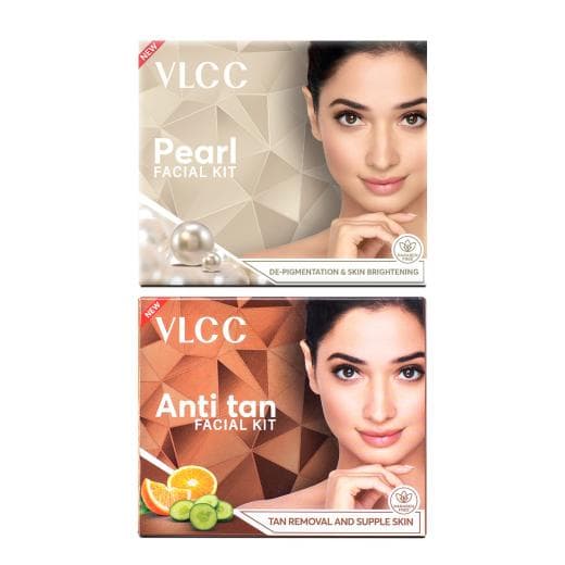 VLCC Pearl Facial Kit & Anti Tan Facial Kit