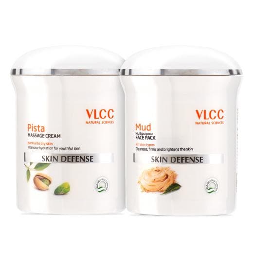 VLCC Pista Massage Cream & Mud Face Pack