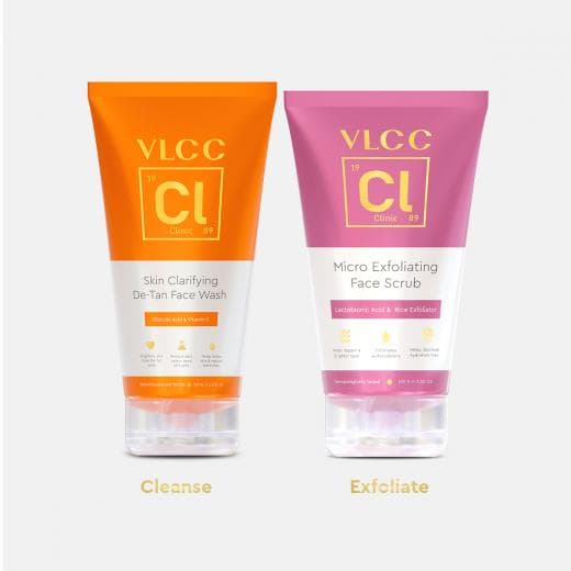 VLCC Clinic Pore Protect Combo for tan removal: FW & scrub