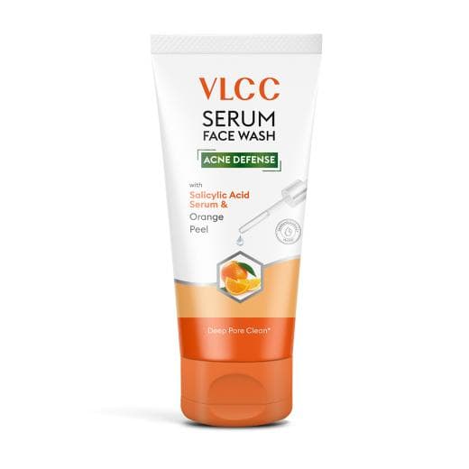 VLCC Serum Face Wash Salicylic & Orange Peel - Citrus Infusion for Clear and Bright Skin