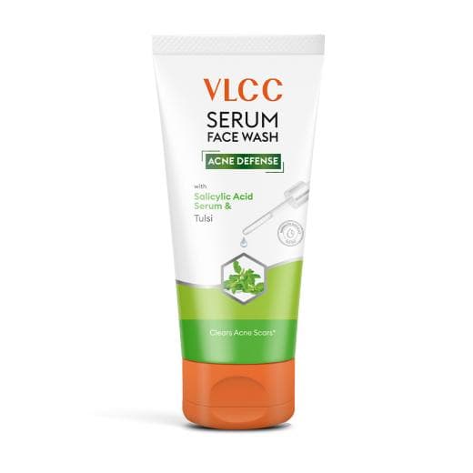 VLCC Serum Face Wash Salicylic & Tulsi - Herbal Elixir for Clear, Healthy Skin