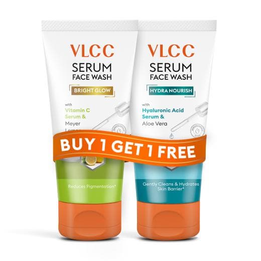 VLCC Serum Face Wash with Vitamin C, Meyer Lemon, Hyaluronic Acid & Aloe Vera