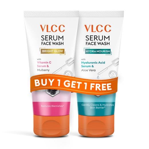 VLCC Serum Face Wash with Vitamin C, Mulberry, Hyaluronic Acid & Aloe Vera