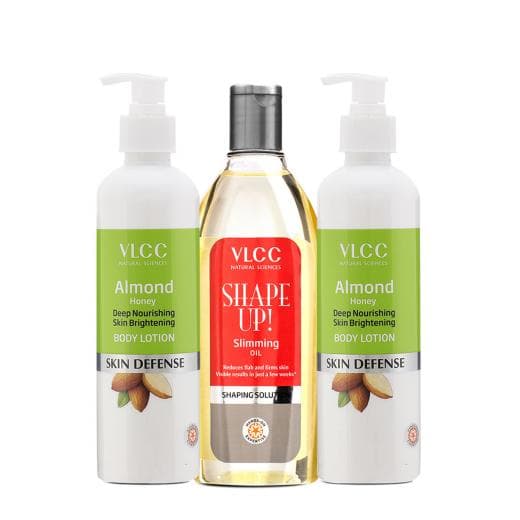 VLCC Shape Up Slimming Oil & Almond Honey Deep Nourishing & Skin Brightening Body Lotion
