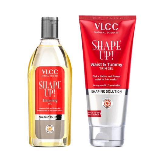 VLCC Shape Up Slimming Oil & Shape Up Waist & Tummy Trim Gel