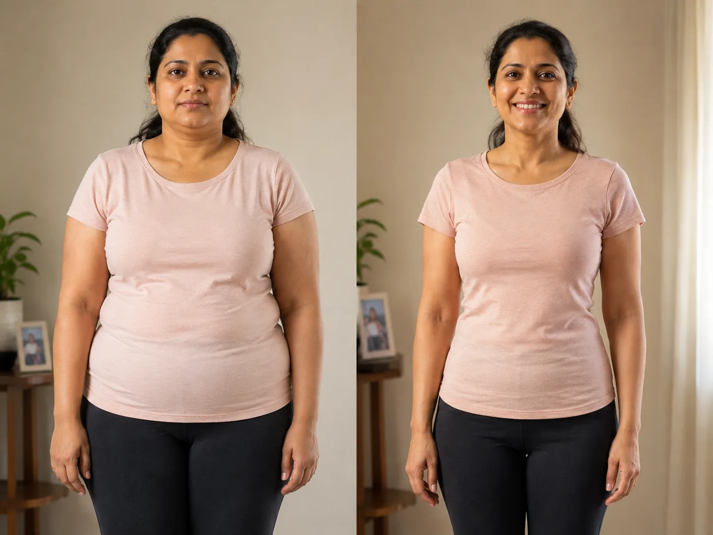 Weight loss transformation