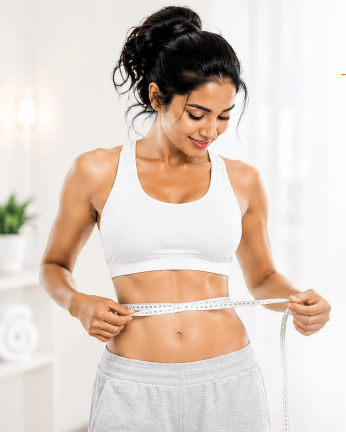 Confident, healthy person after VLCC Pro Metabiome weight loss